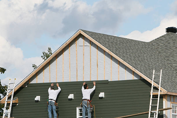 Professional Wood Siding technician working in North Richland Hills, TX